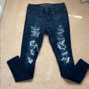 American Eagle Distressed Jeggings
